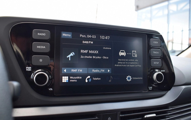 Hyundai i20 cena 75900 przebieg: 7100, rok produkcji 2023 z Brwinów małe 407